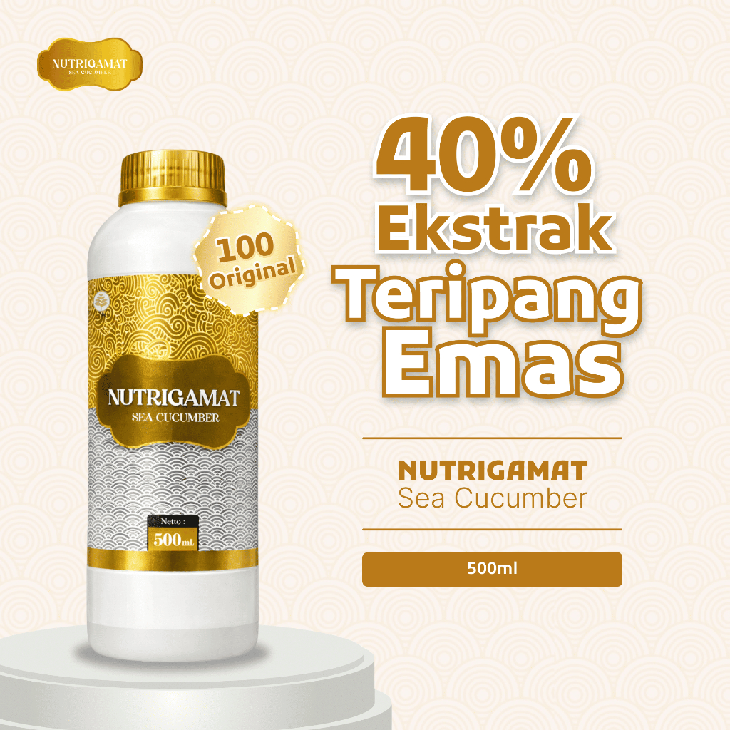 Nutrigamat Original 500ml Jelly Gamat Herbal Premium untuk Kesehatan Lambung