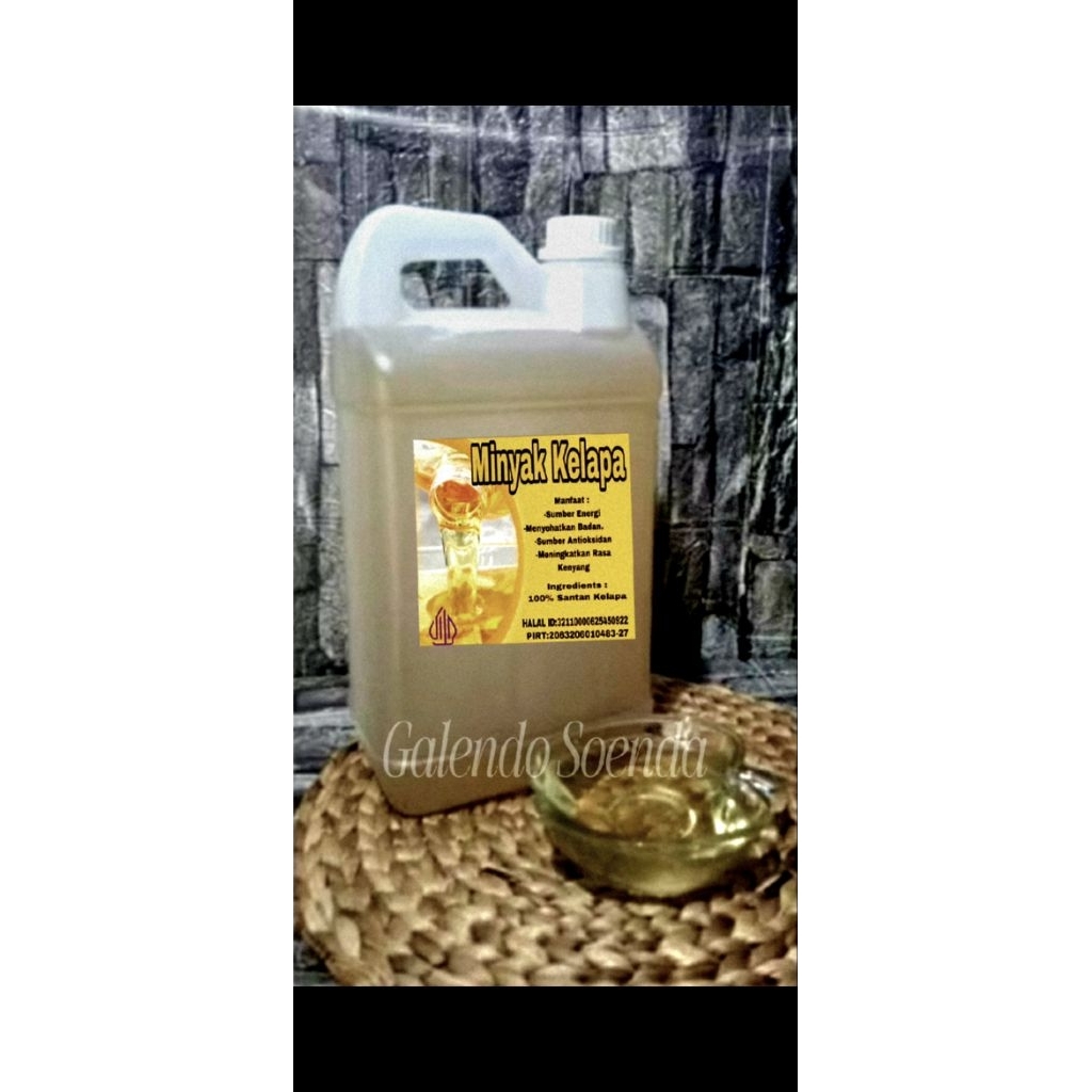 MINYAK KELETIK/KELAPA NON RBD 5 LITER