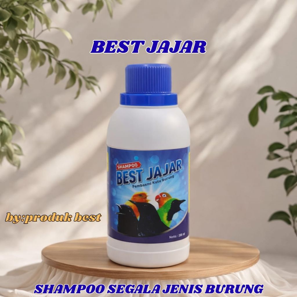 SHAMPO  BEST JAJAR SAMPO BURUNG BASMI KUTU SANGKAR BERSIH
