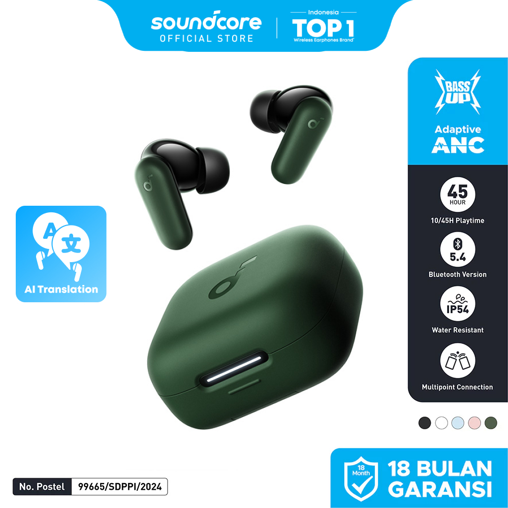(NEW LAUNCH) Soundcore Anker R50i NC Earbuds Adaptive Noise Canceling Headset Earphone Bluetooth 5.4