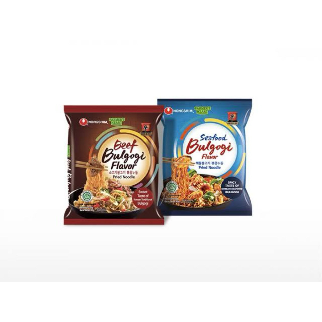 Nongshim Beef Bulgogi Flavor Seafood fried noodle