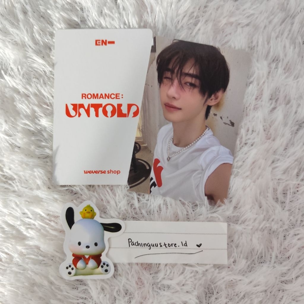 (official) photocard sunghoon enhypen romance untold pob wvgb - sunghoon wink