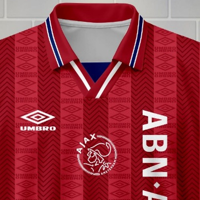 Jersey Bola Retro Umbro Lengan Panjang - Nyaman, Ringan, Desain Klasik