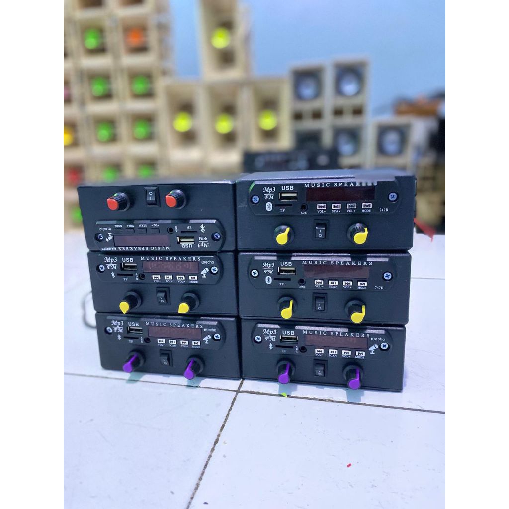 Ampli mini 5Volt plus modul bluetooth super bass siap pakai