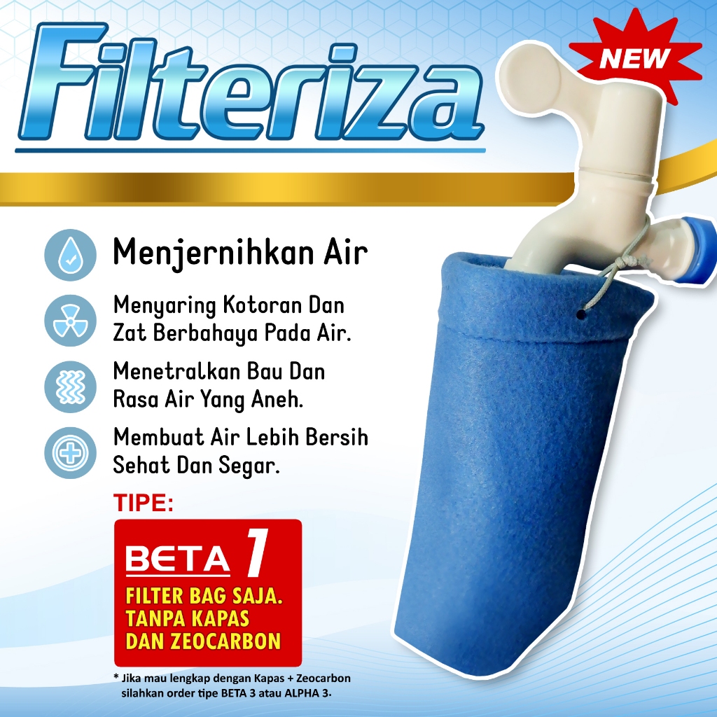 Filter Saringan Air Kamar Mandi Filter Kain Penjernih Air Sumur Pam PDAM