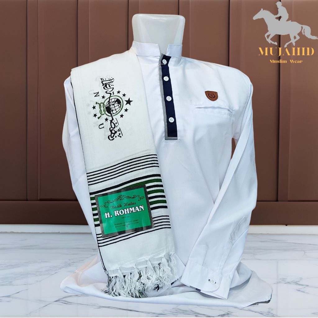 Sorban Kashmir Motif Logo NU Nahdlatul Ulama | Sorban Nahdlatul Ulama | Sorban Batik Printing