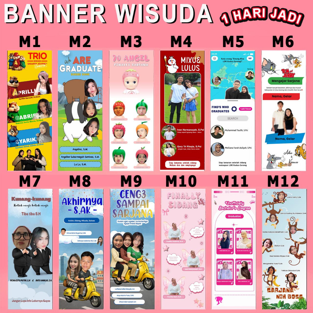 Cetak X Banner Wisuda Congratulations Protokol Kesehatan Prokes Wedding Corona Covid 19