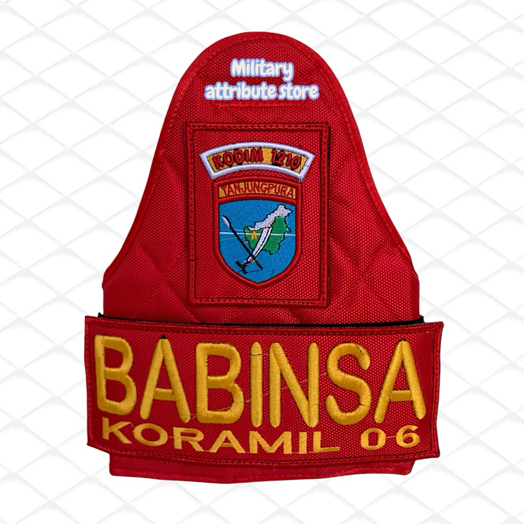 BAN LENGAN LOGO CUSTOM BABINSA/BABINSA FULL PEREKAT ATAS BAWAH