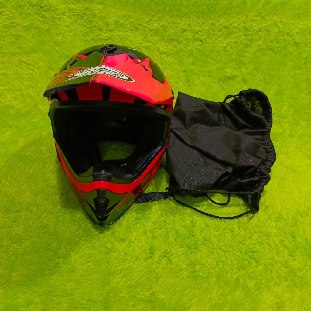 Helm second trail mulus helm bekas trail mulus Cargloss AHRS
