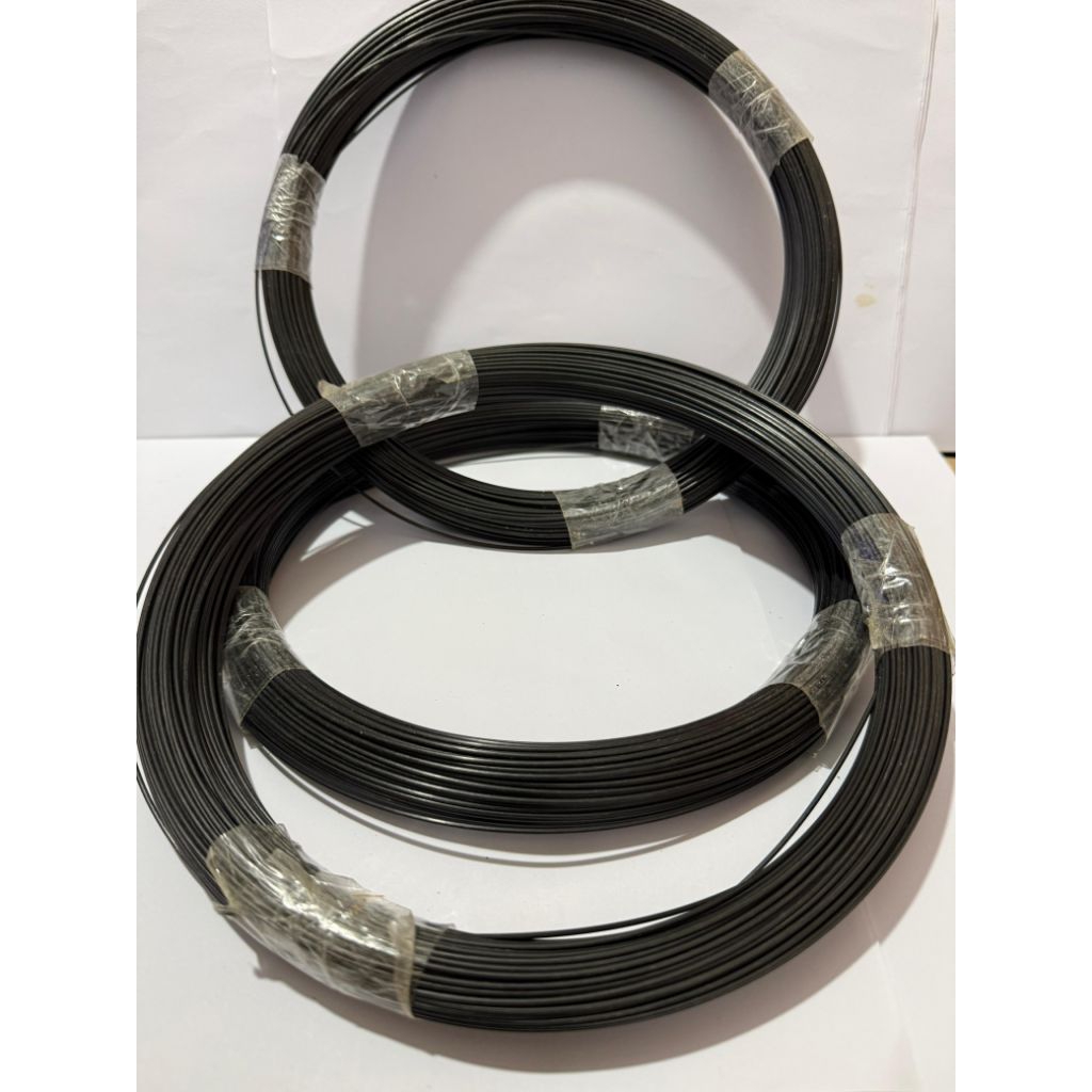 Ruji Fiber  hitam 1,5 mm 100 meter hitam asli jeruji fiber hitam