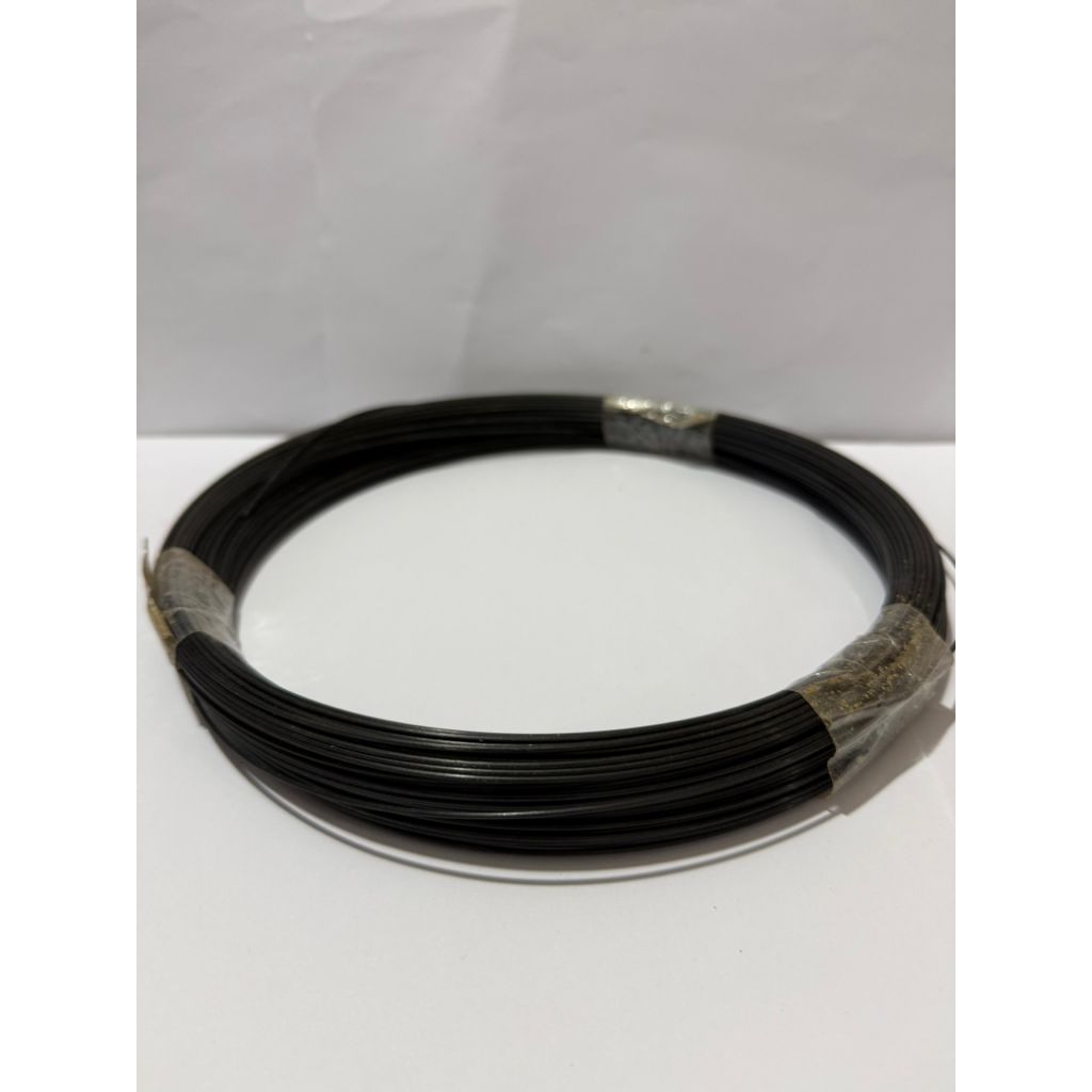 Ruji Fiber  hitam 1,3 mm 100 meter hitam asli jeruji fiber hitam