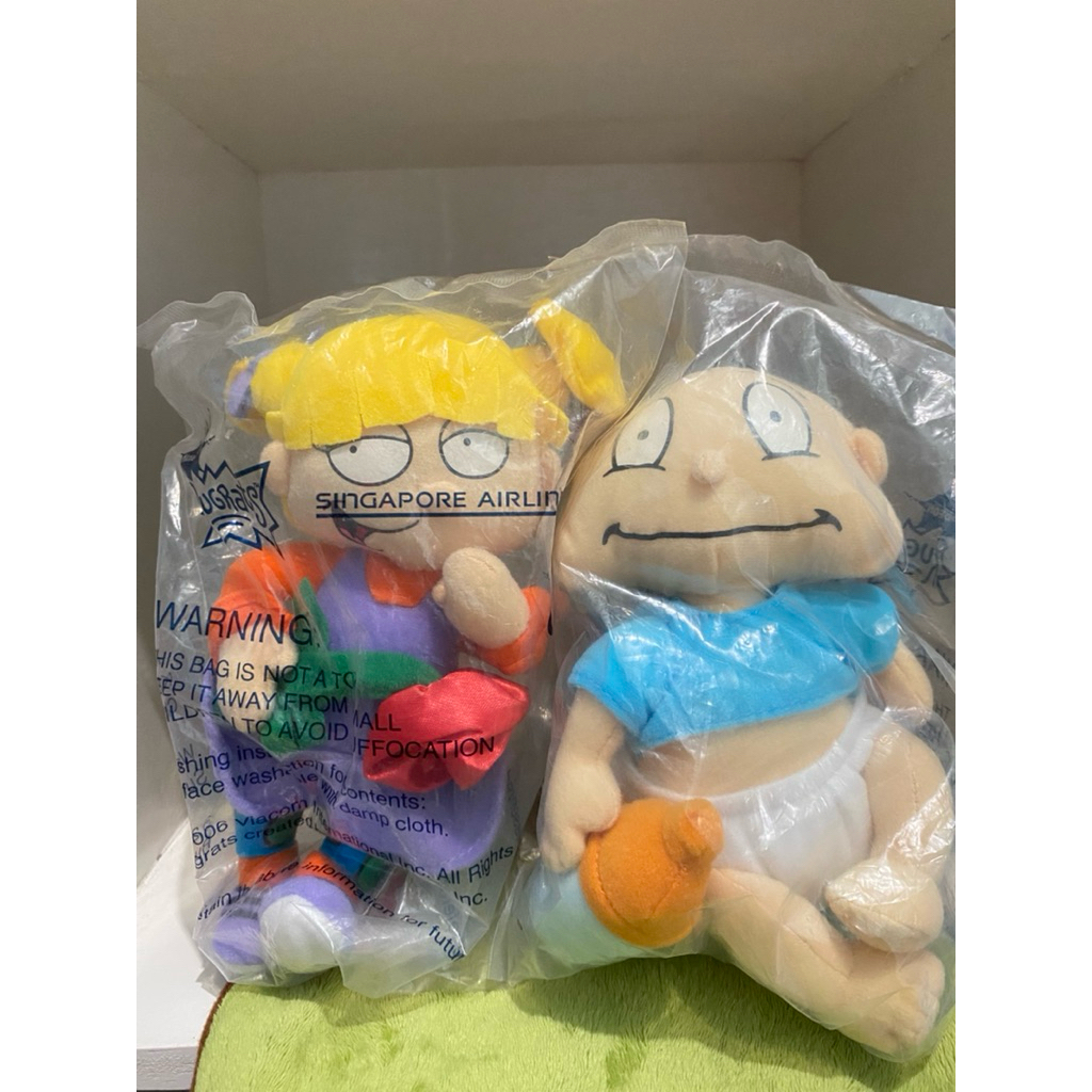 Boneka Bayi Rugrats Tommy Pickles Angelica Pickles Nickelodeon Perhatikan Mata Crack