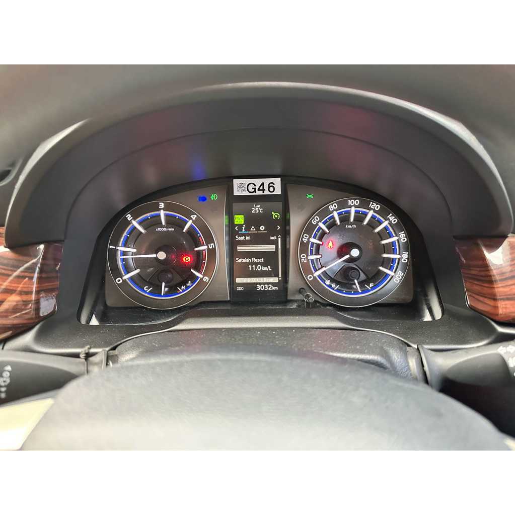 Speedometer Innova Tipe V atau Venturer Facelift Manual diesel