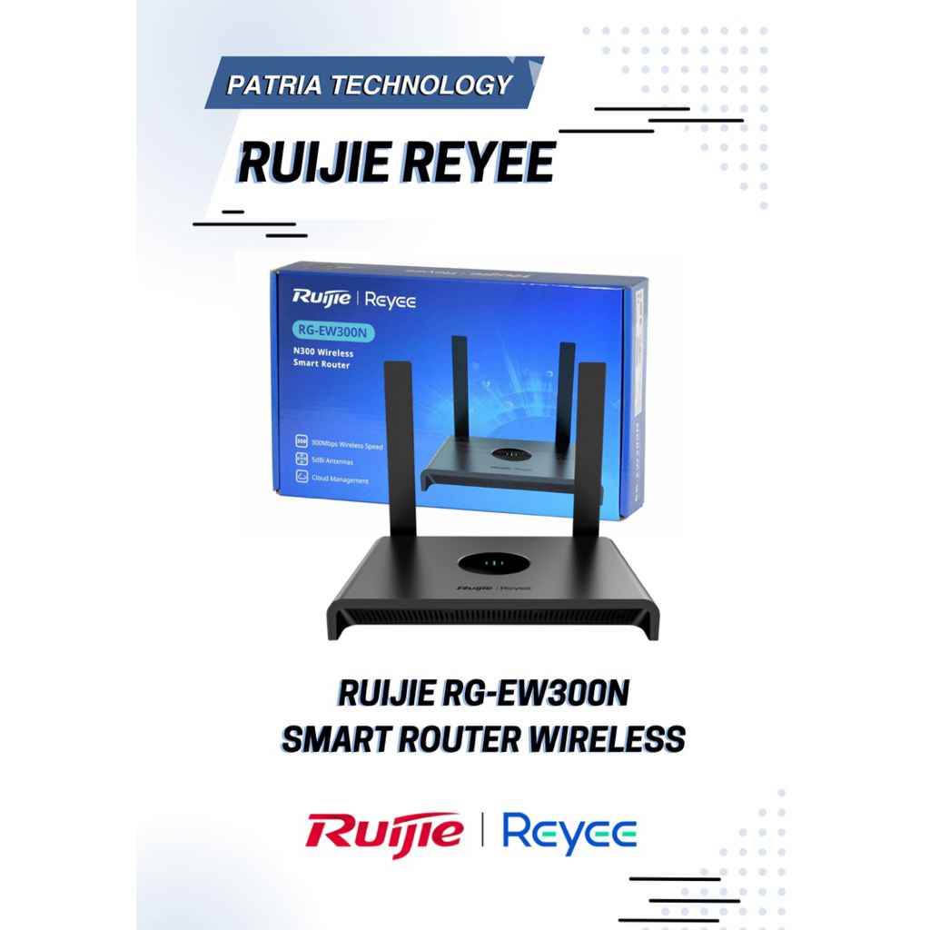 Ruijie Reyee RG-EW300N Router Wireless 300Mbps - Ruijiie Reyee