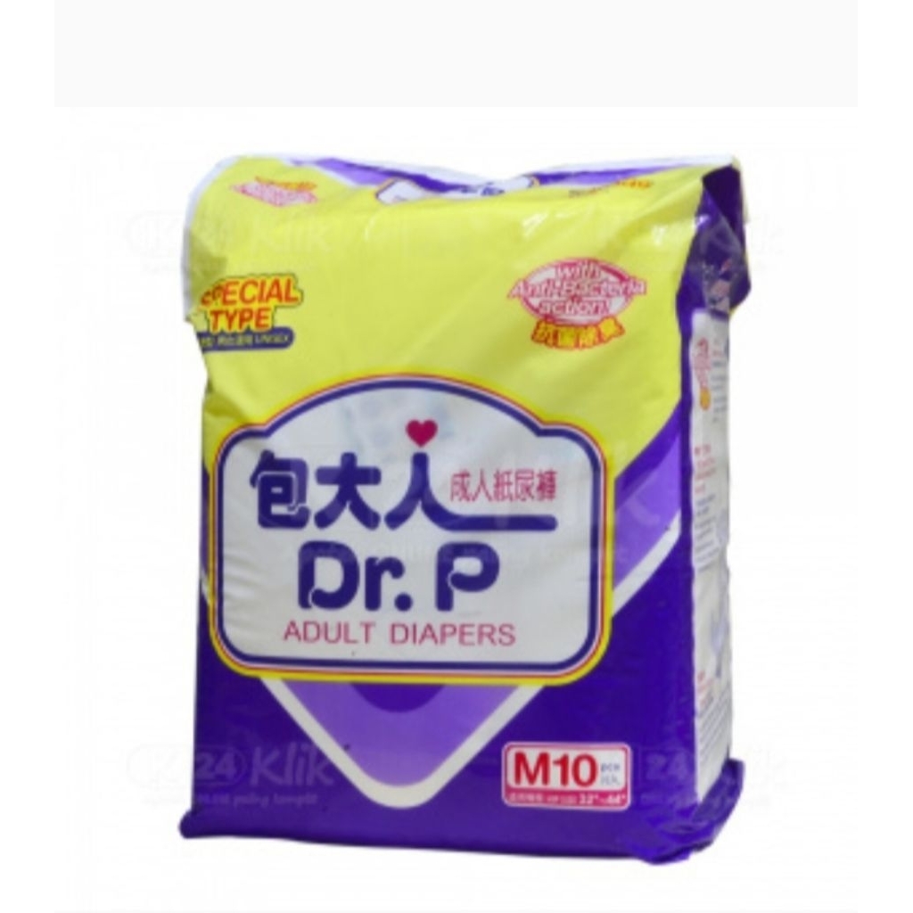 Dr P Pampers dewasa special M(1pack isi 10)