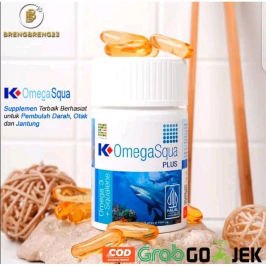 OMEGA SQUA PLUS OMEGA3 Klink Omega Squa - K-Omega Squa Plus Minyak Ikan Omega 3