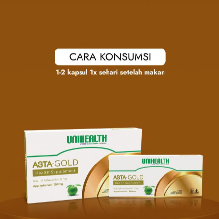 ASTA-GOLD Unihealth untuk Menjaga Kesehatan Hati, Paru & Ginjal