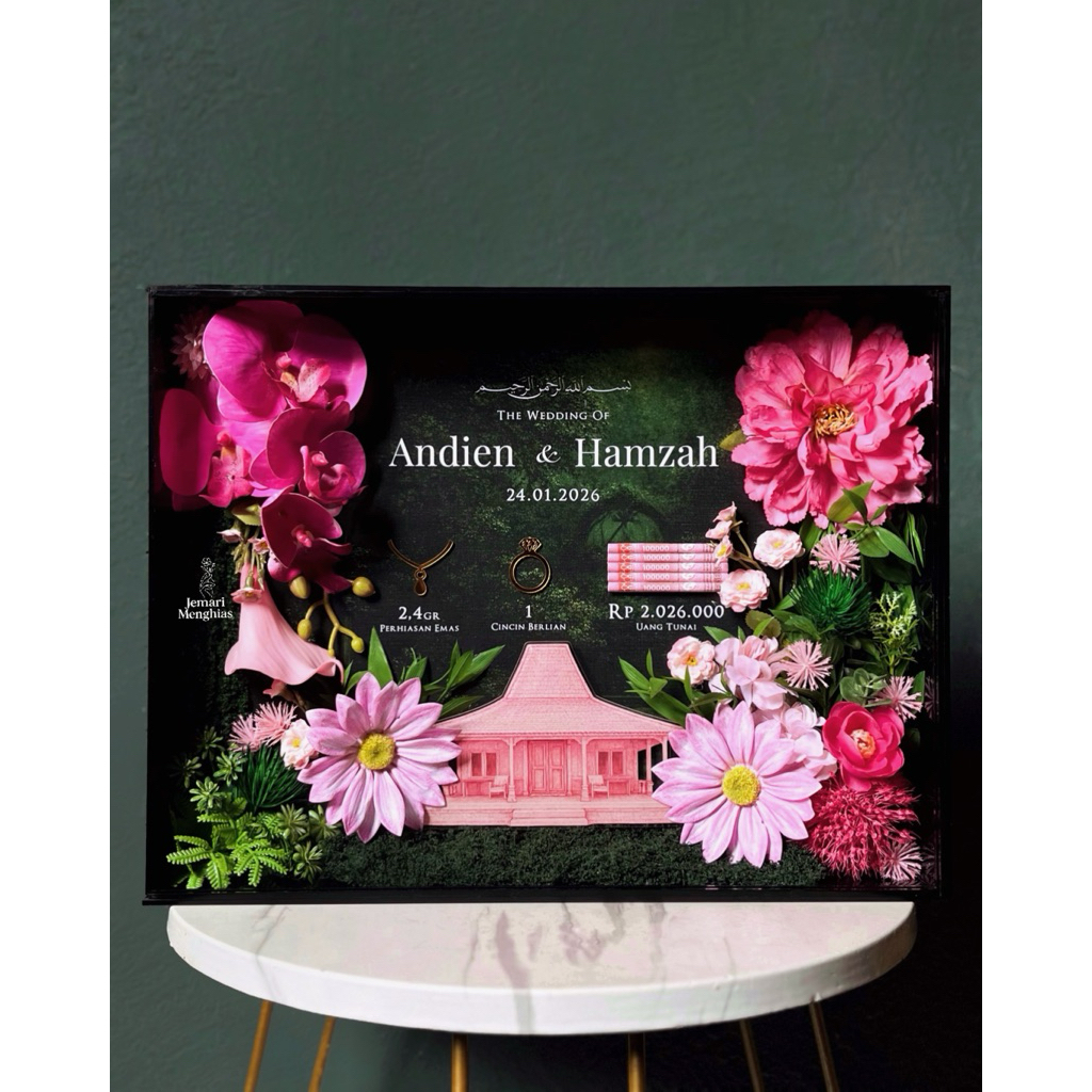 FRAME MAHAR RUMAH ADAT KLASIK