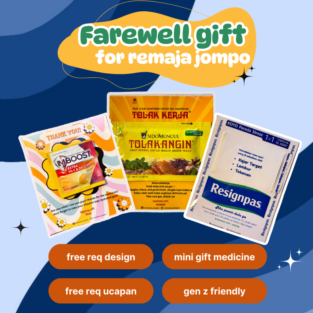 Mini Resign Gift sehari dikirim || Kado Murah || Design Estetik || Resign Gift untuk Remaja  Jompo