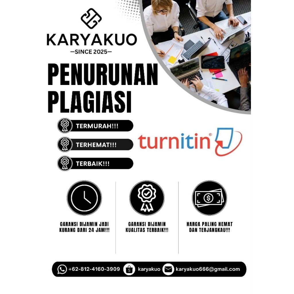 PENURUNAN SKOR PLAGIASI TURNITIN TERMURAH
