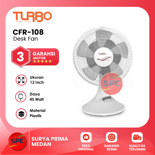 TURBO DESK FAN CFR 1082 12 INCH