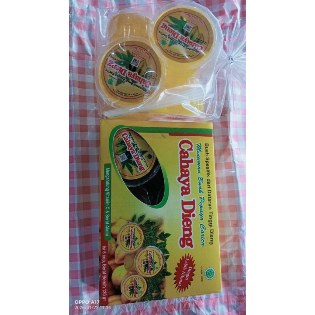 Carica Cahaya Dieng/Carica Isi 6/130gr