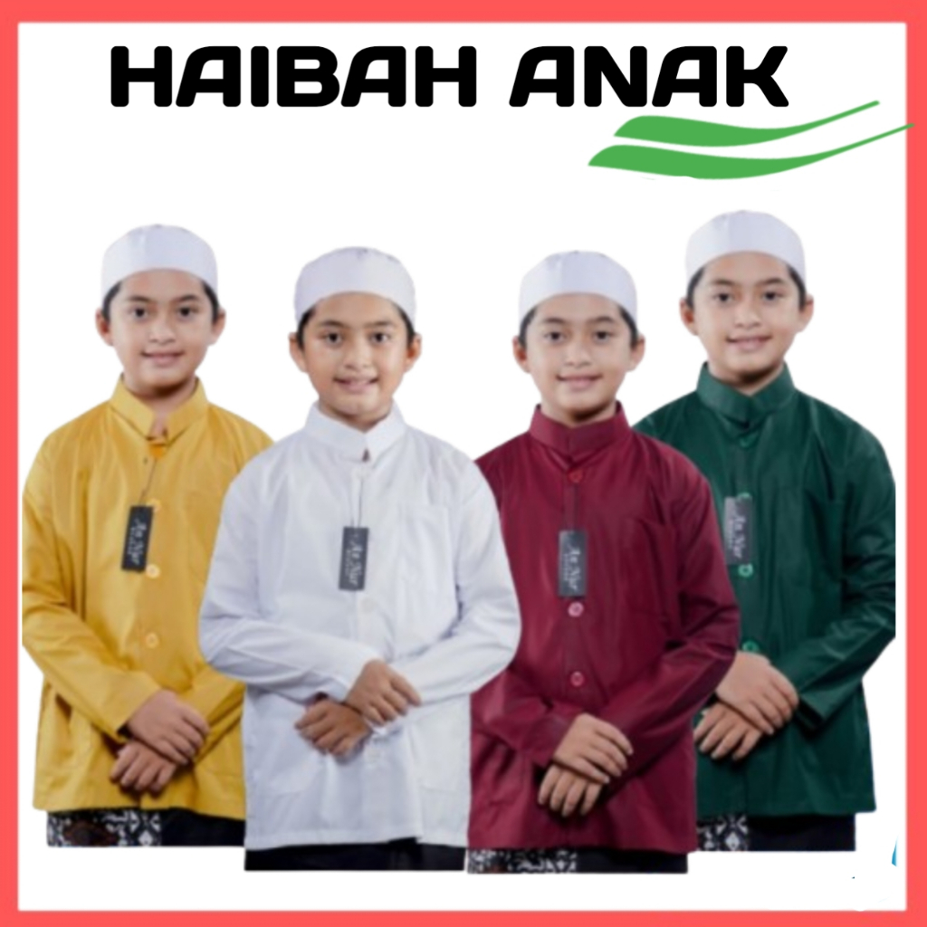 KOKO HAIBAH ANAK LAKI LAKI  MODEL AMMU LENGAN PANJANG