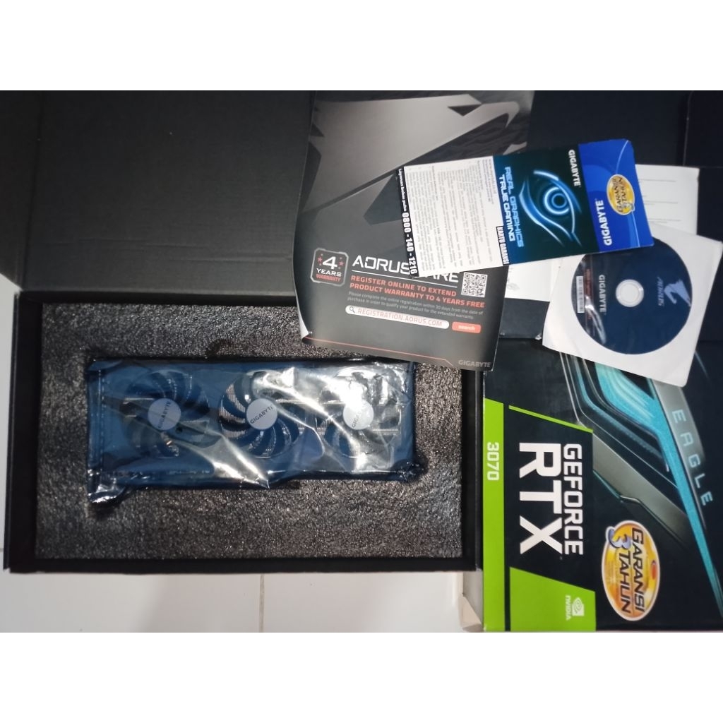 VGA RTX 3070 8GB Gigabyte Fullset