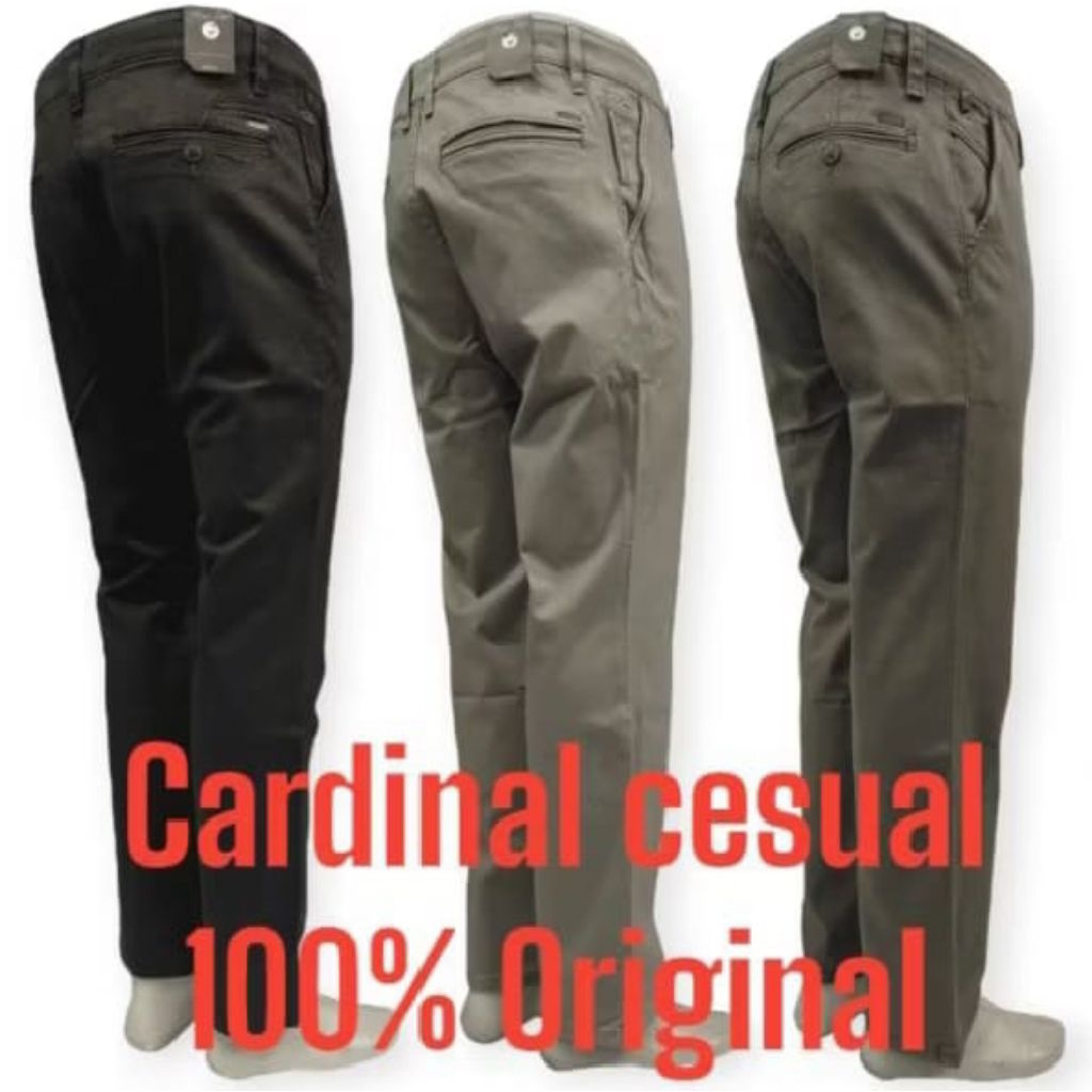 Celana Panjang Pria Cardinal Casual ORIGINAL / Celana Cardinal Casual Size 27-46
