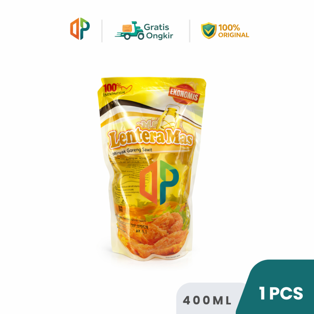 Minyak Goreng Lentera Mas Kemasan 400ml - DPERMAI