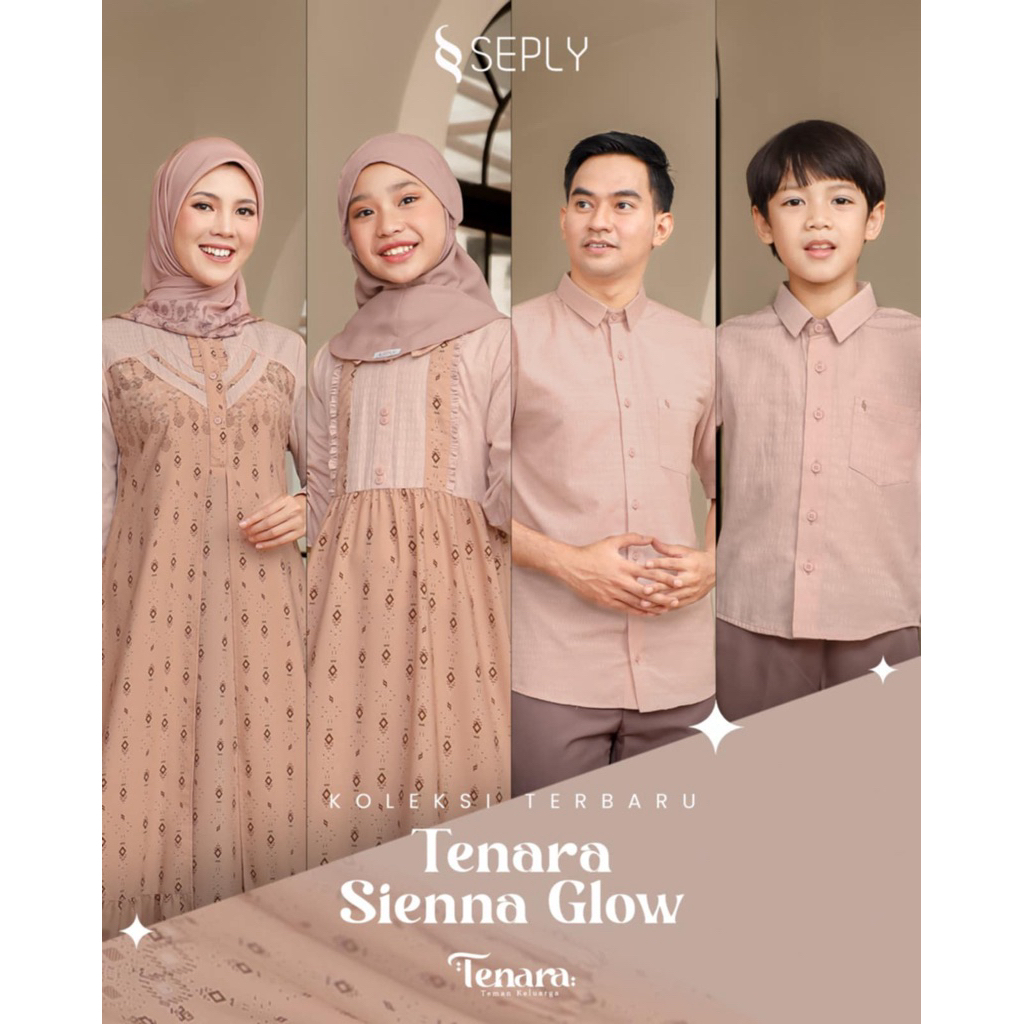 Sarimbit keluarga 2026 / Sarimbit seply 2026 / Sarimbit seply tenara sienna glow