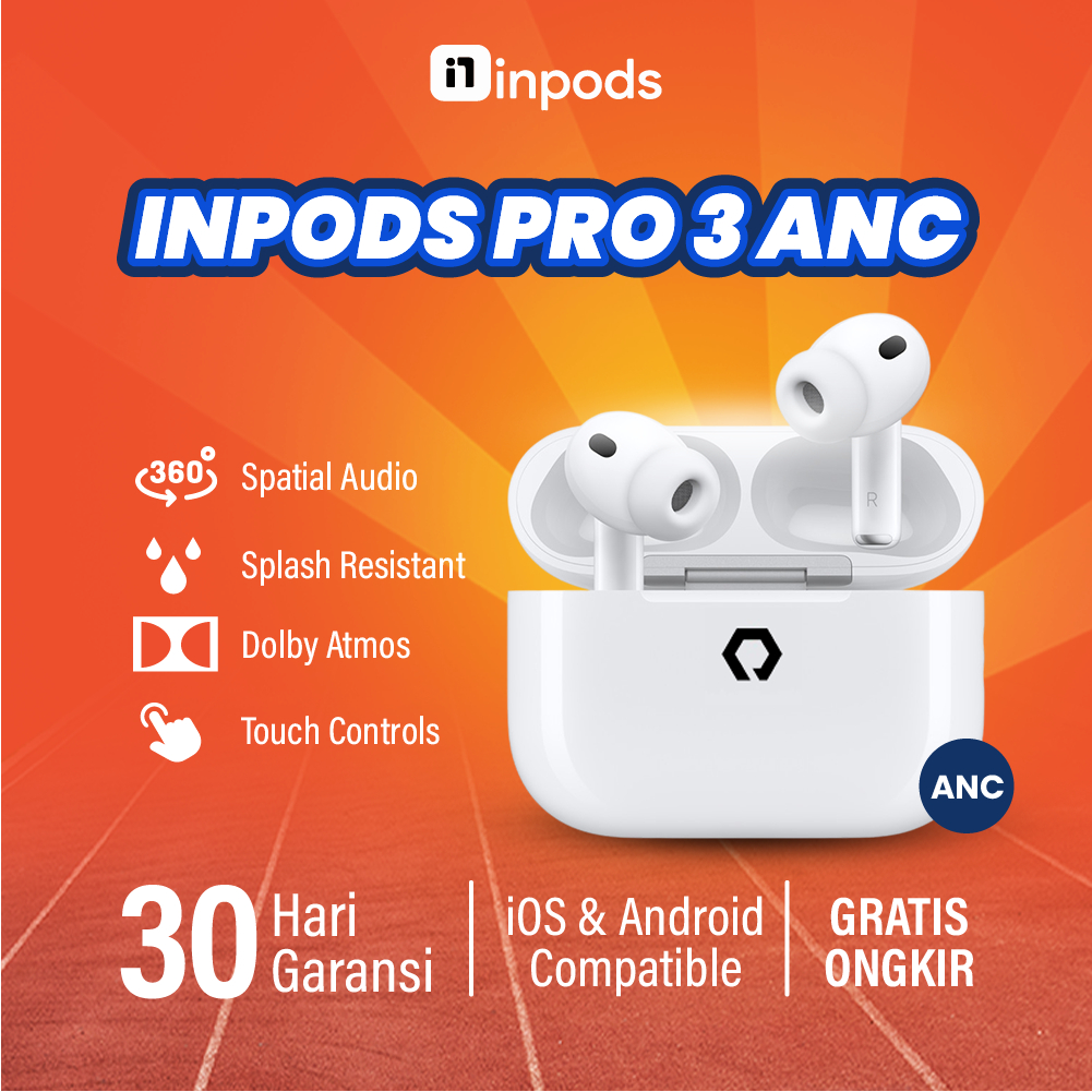 [PAYDAY SALE] InPods Pro i13 White Classic Series - TWS i13 Earphone Wireless Bluetooth, Mic Jernih 