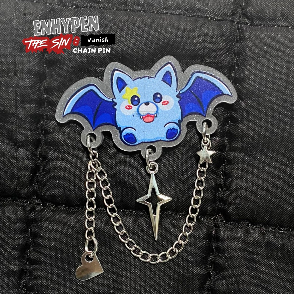 [  READYSTOCK ] Enhypen chain pin | pin enhypen | bros enhypen | fanmerch enhypen