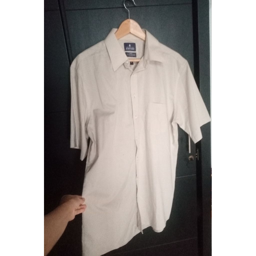 Kemeja XXL/kemeja jumbo/oversize top/kemeja coklat/kemeja kerja/kemeja katun/kemeja formal/kemeja co