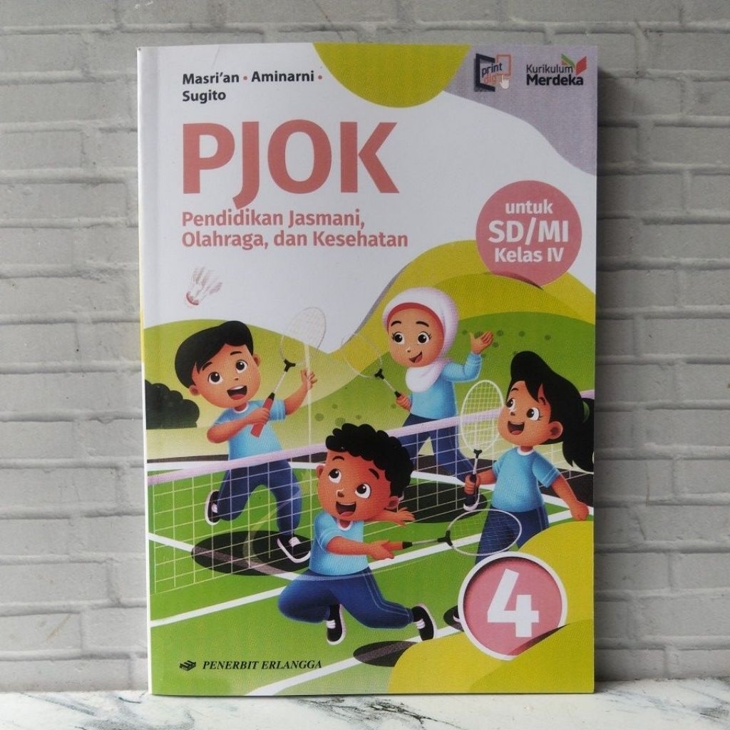 buku baru PJOK kelas 4 SD