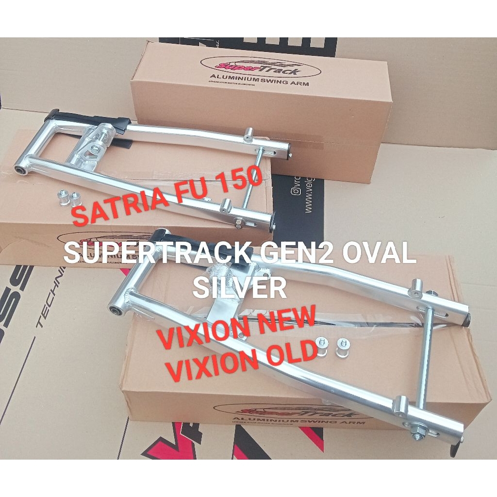 SWING ARM SUPERTRACK/SWIM ARM SASIS SUPERTRACK GEN2 OVAL VIXION NEW DOUBLE DISC 2013-2017/SATRIA FU 