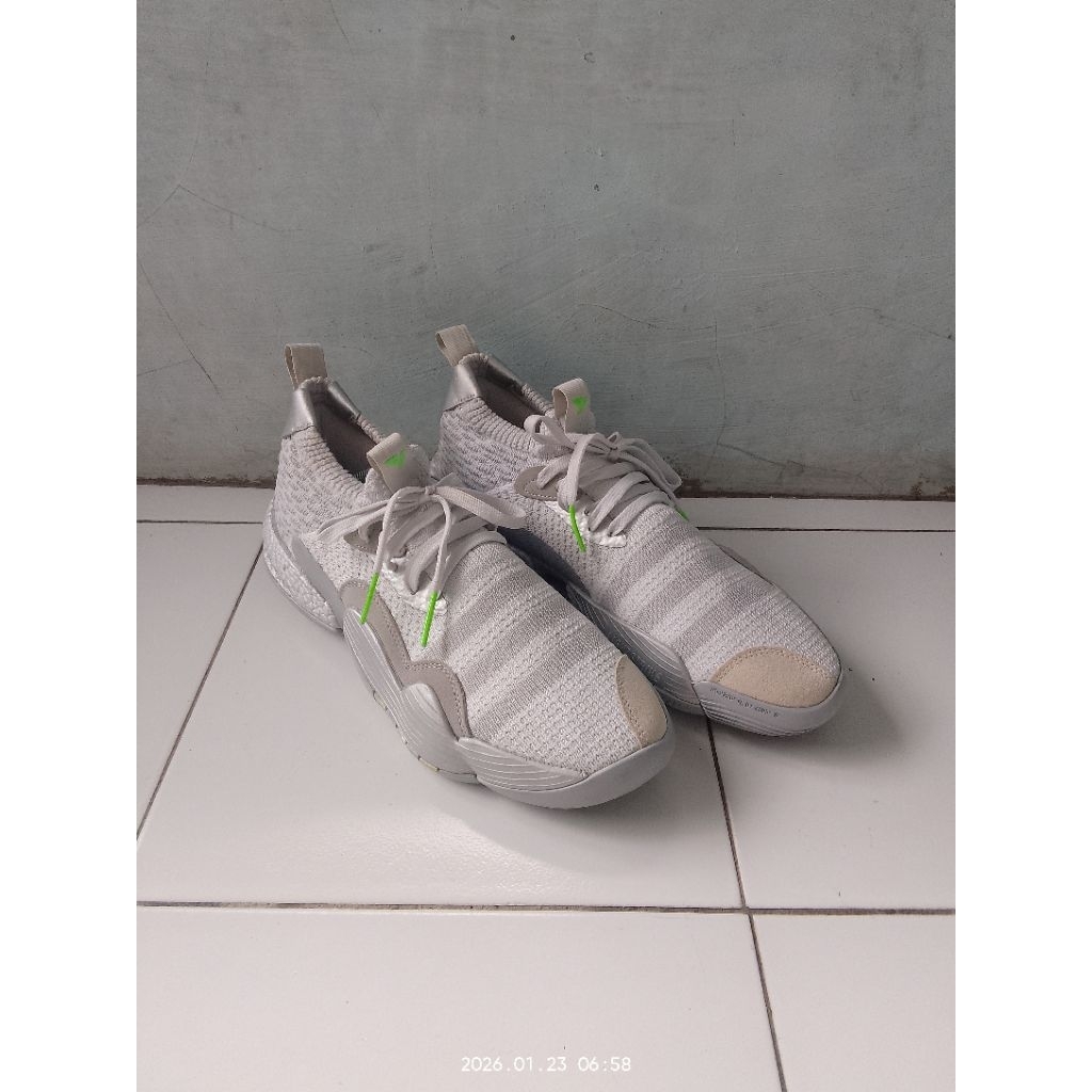 sepatu basket adidas trae young 2 dash grey original