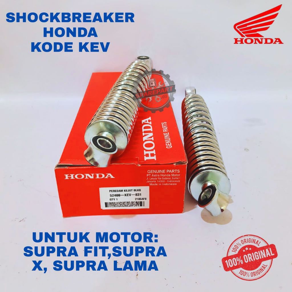 SHOCKBREAKER 1 SET ORIGINAL HONDA KEV SUPRA, SHOCKBREAKER SUPRA FIT, SHOCKBREAKER SUPRA X, SHOCKBREA