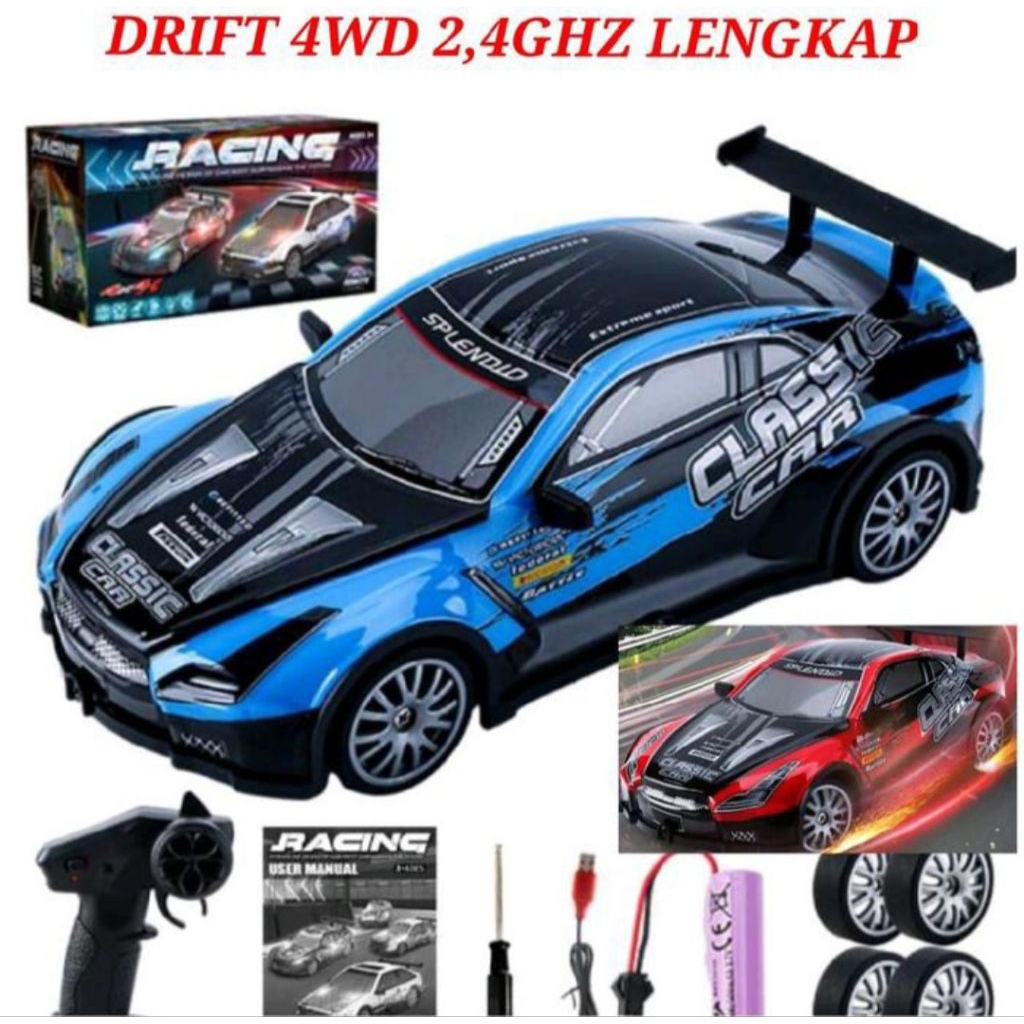 mobil remot control RC DRIFT 4wd  2,4ghz murah