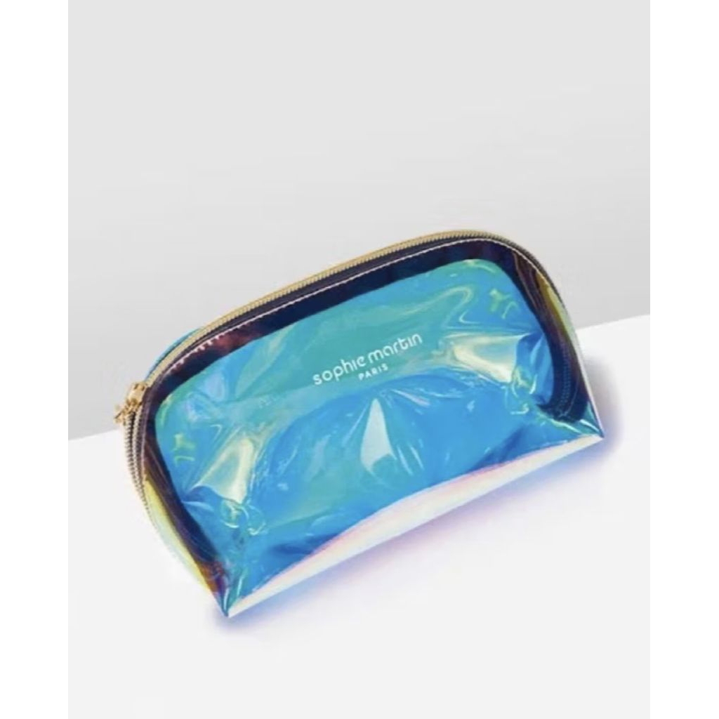 shopie martin pouch tas kosmetik - Anti Air, Transparan, Kapasitas Besar