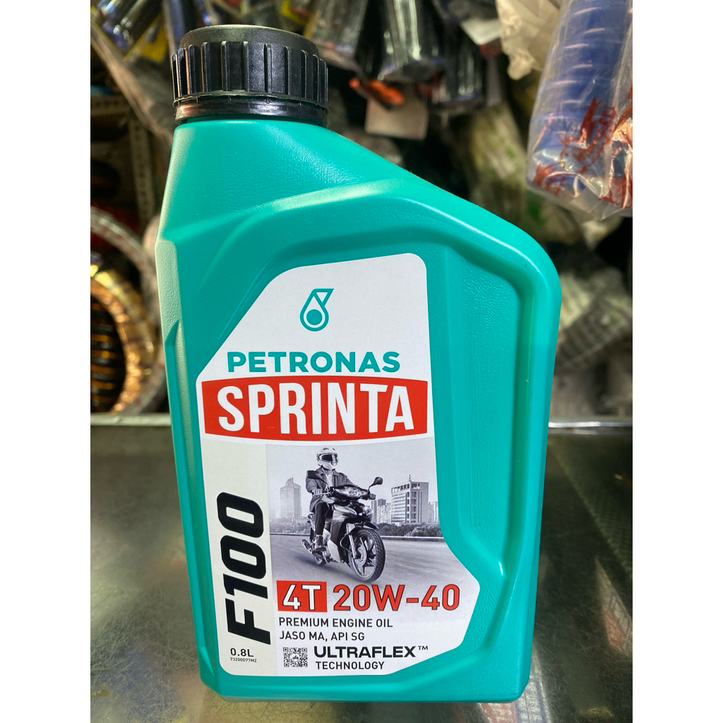 Petronas Sprinta F100 4T 20w-40 / 800 ML / Oli motor original standard