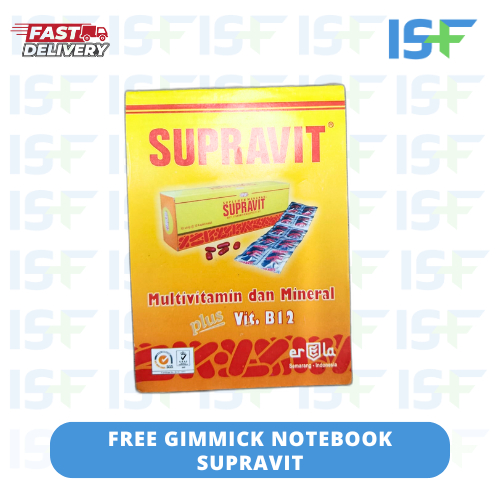 GIMMICK NOTEBOOK SUPRAVIT - FREE PEMBELIAN SUPRAVIT