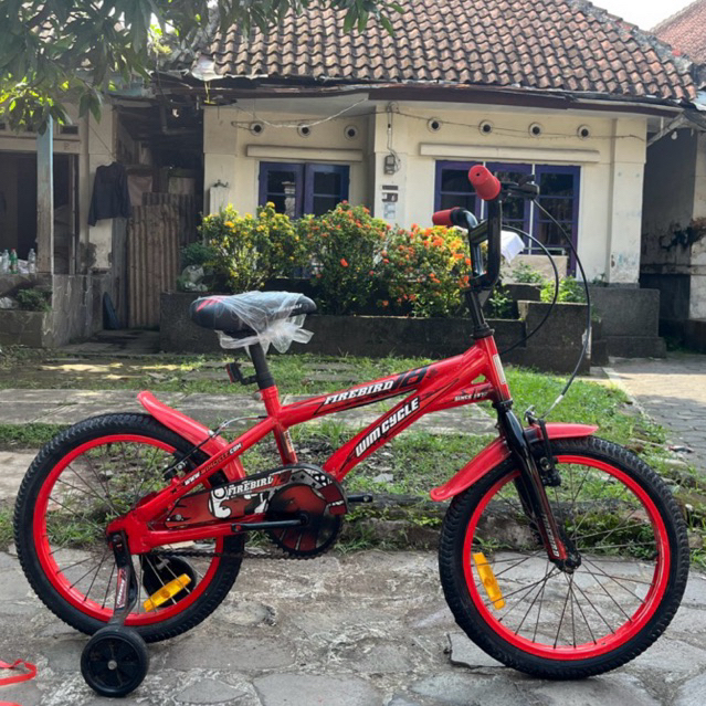Premium Sepeda Anak BMX 18 Inch Wimcycle Firebird (Original Wimcycle) BARU Ban Pompa 2.125