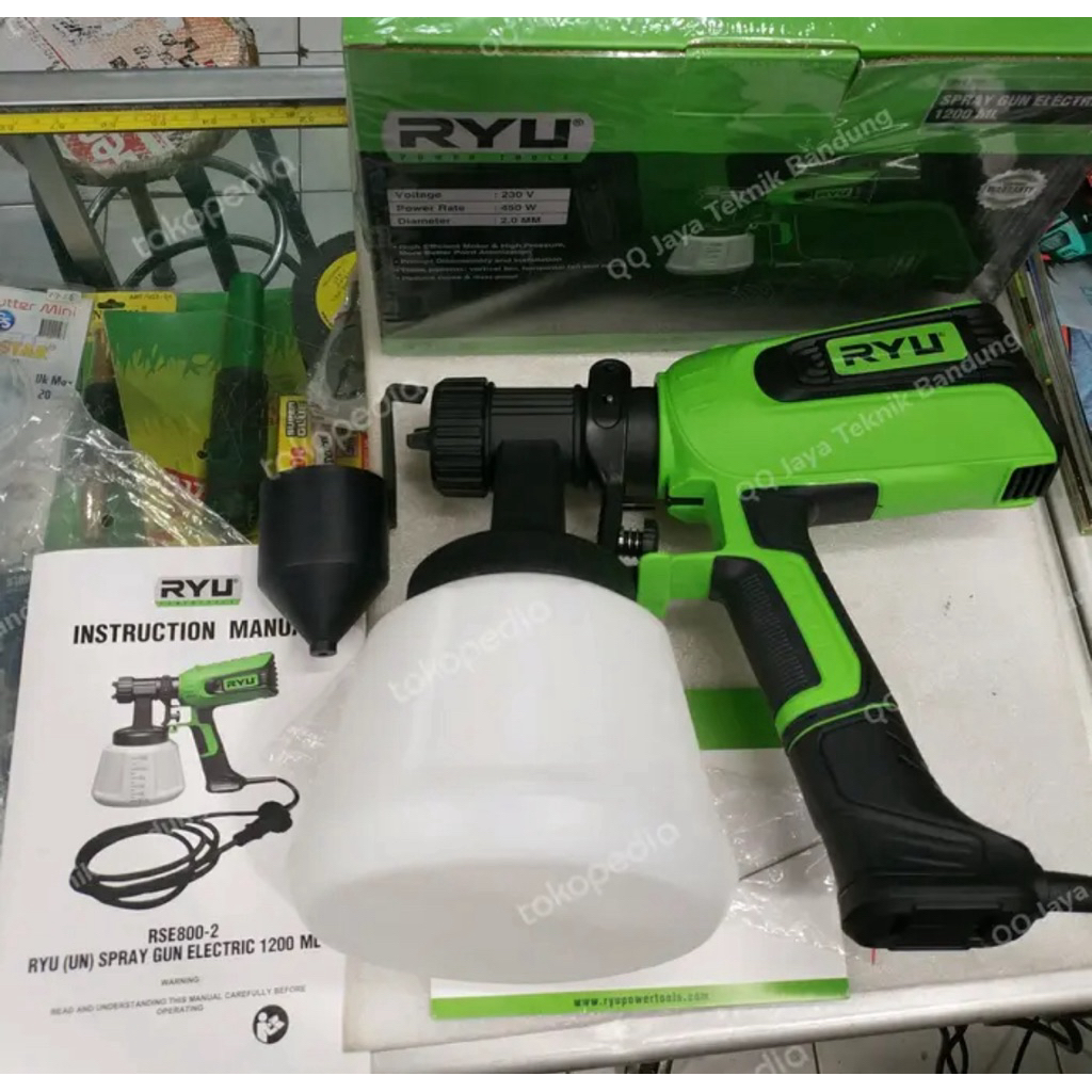 SPRAY GUN CAT ELEKTRIK RYU / RYU RSE 800-2