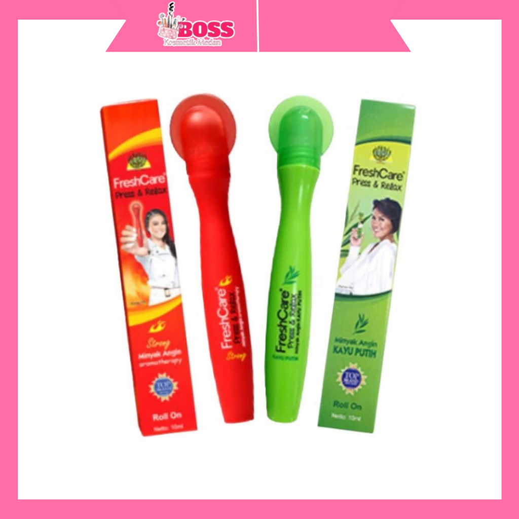 FreshCare Press & Relax - NEW (minyak angin roll, freshcare rock and roll) PANJANG