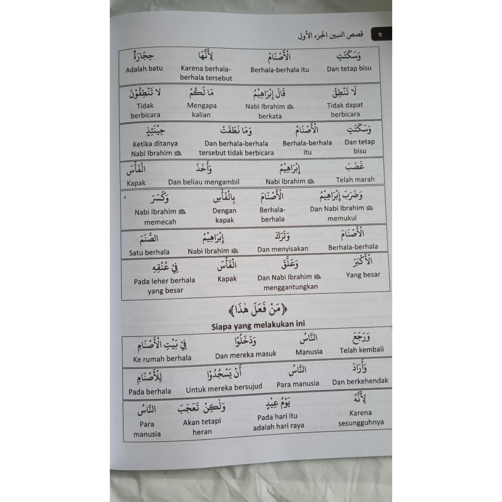 Terjemah Qosos jilid 1 perkata