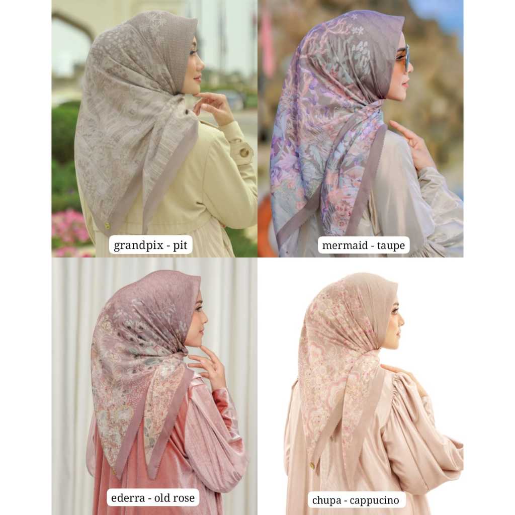 [READY KIRIM] BUTTONSCARVES LARGE XL NEW | PL | AS IS CHUPA MONO MERMAID GRANDPRIX BLUME VOAL SQUARE