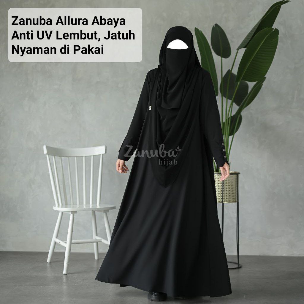 Zanuba Gamis Premium  Gamis Syarie Gamis Abaya zanuba terbaru 2026 Allura Dress Muslimah(abaya Only)