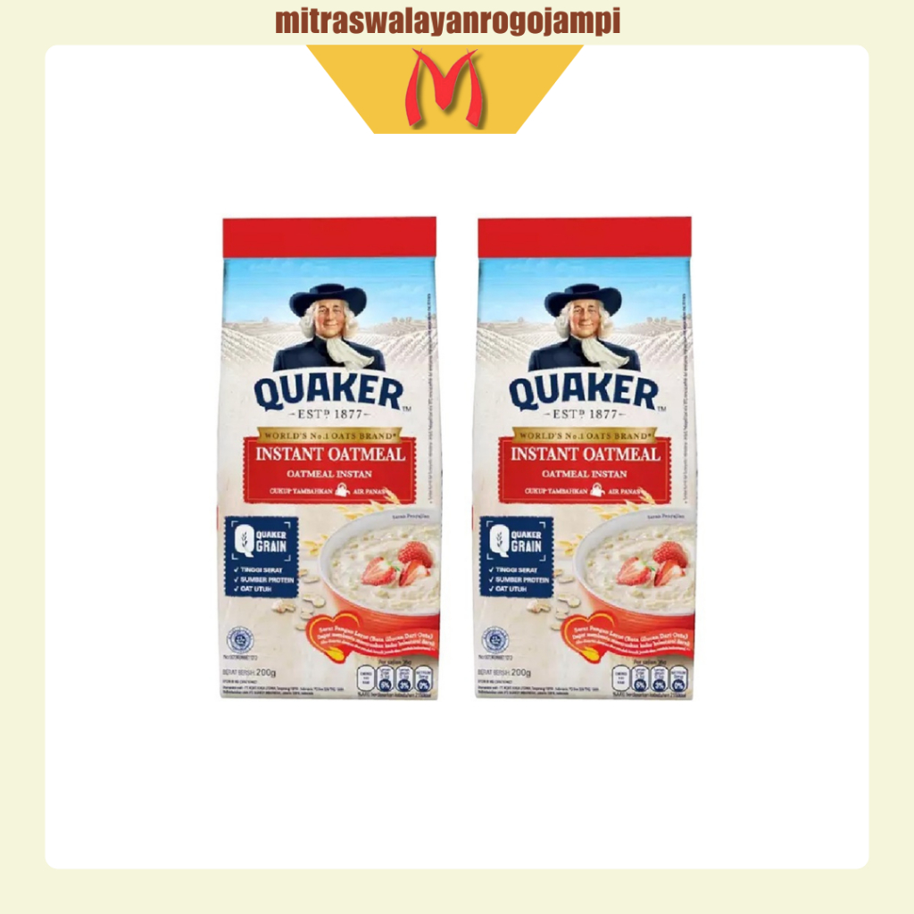 Quaker Oatmeal Instant 200 gr | HAVERMOUT