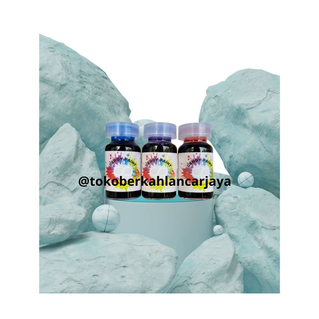 (OLES) 12.5 ML CAT CANDY PAINT CAT VELG MOTOR,CAT OLES LOGAM,BESI,BAJA CAT PEWARNA LOGAM OLES INSTAN